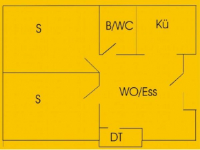 Koralle OG (2 Pers - 15m2)